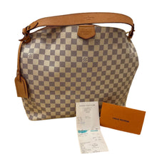 Load image into Gallery viewer, Louis Vuitton Graceful MM Damier Azur Ballerine Pink