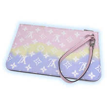 Load image into Gallery viewer, Louis Vuitton Neverfull Clutch Escale Collection in Pastel