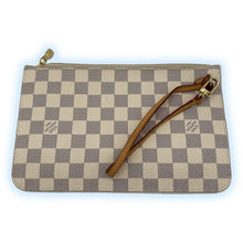 Load image into Gallery viewer, Louis Vuitton Neverfull MM Clutch Damier Azur