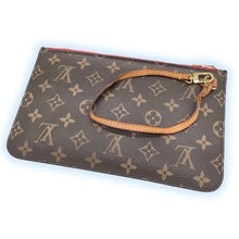 Load image into Gallery viewer, Louis Vuitton Neverfull Clutch Pochette Cherry