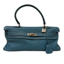 Load image into Gallery viewer, HERMES Togo JPG Kelly 42 Blue Jean Birkin