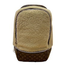 Load image into Gallery viewer, Louis Vuitton Backpack Shearling Marc Newson Fleece Beige