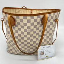 Load image into Gallery viewer, Louis Vuitton Neverfull MM Damier Azur