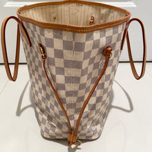 Load image into Gallery viewer, Louis Vuitton Neverfull MM Damier Azur