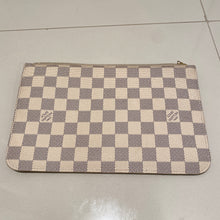 Load image into Gallery viewer, Louis Vuitton Neverfull MM Clutch Damier Azur