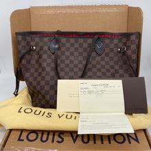 Load image into Gallery viewer, Louis Vuitton Neverfull MM Damier Ebene
