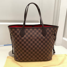 Load image into Gallery viewer, Louis Vuitton Neverfull MM Damier Ebene