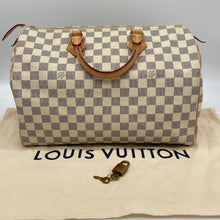 Load image into Gallery viewer, Louis Vuitton Speedy 35 Damier Azur