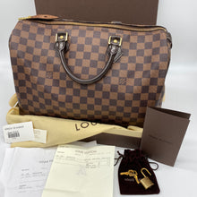 Load image into Gallery viewer, Louis Vuitton Speedy 35 Damier Ebene