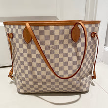 Load image into Gallery viewer, Louis Vuitton Neverfull MM Damier Azur