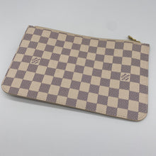 Load image into Gallery viewer, Louis Vuitton Neverfull MM Clutch Pochette Damier Azur
