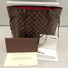 Load image into Gallery viewer, Louis Vuitton Neverfull MM Damier Ebene