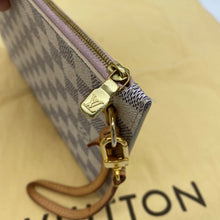 Load image into Gallery viewer, Louis Vuitton Neverfull Clutch Pochette Damier Azur