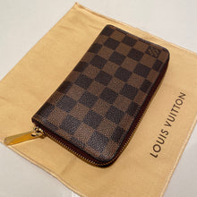 Load image into Gallery viewer, Louis Vuitton Compact Zippy Wallet Damier Ebenbe