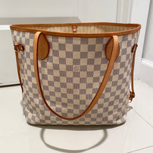Load image into Gallery viewer, Louis Vuitton Neverfull MM Damier Azur