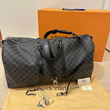 Load image into Gallery viewer, Louis Vuitton Keepall 55 Bandouliere Damier Graphite Cobalt