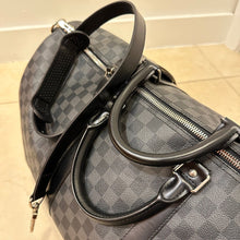 Load image into Gallery viewer, Louis Vuitton Keepall 55 Bandouliere Damier Graphite Cobalt