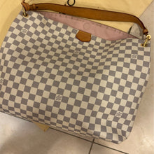 Load image into Gallery viewer, Louis Vuitton Graceful MM Damier Azur Ballerine Pink
