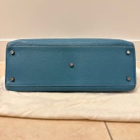 Load image into Gallery viewer, HERMES Togo JPG Kelly 42 Blue Jean Birkin