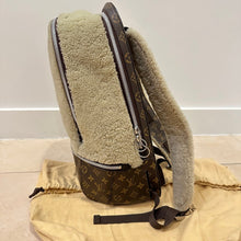 Load image into Gallery viewer, Louis Vuitton Backpack Shearling Marc Newson Fleece Beige
