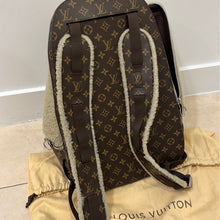 Load image into Gallery viewer, Louis Vuitton Backpack Shearling Marc Newson Fleece Beige