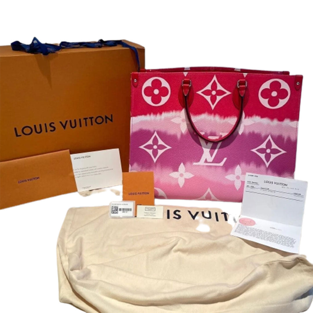 Louis Vuitton Monogram Escale Onthego GM Rouge