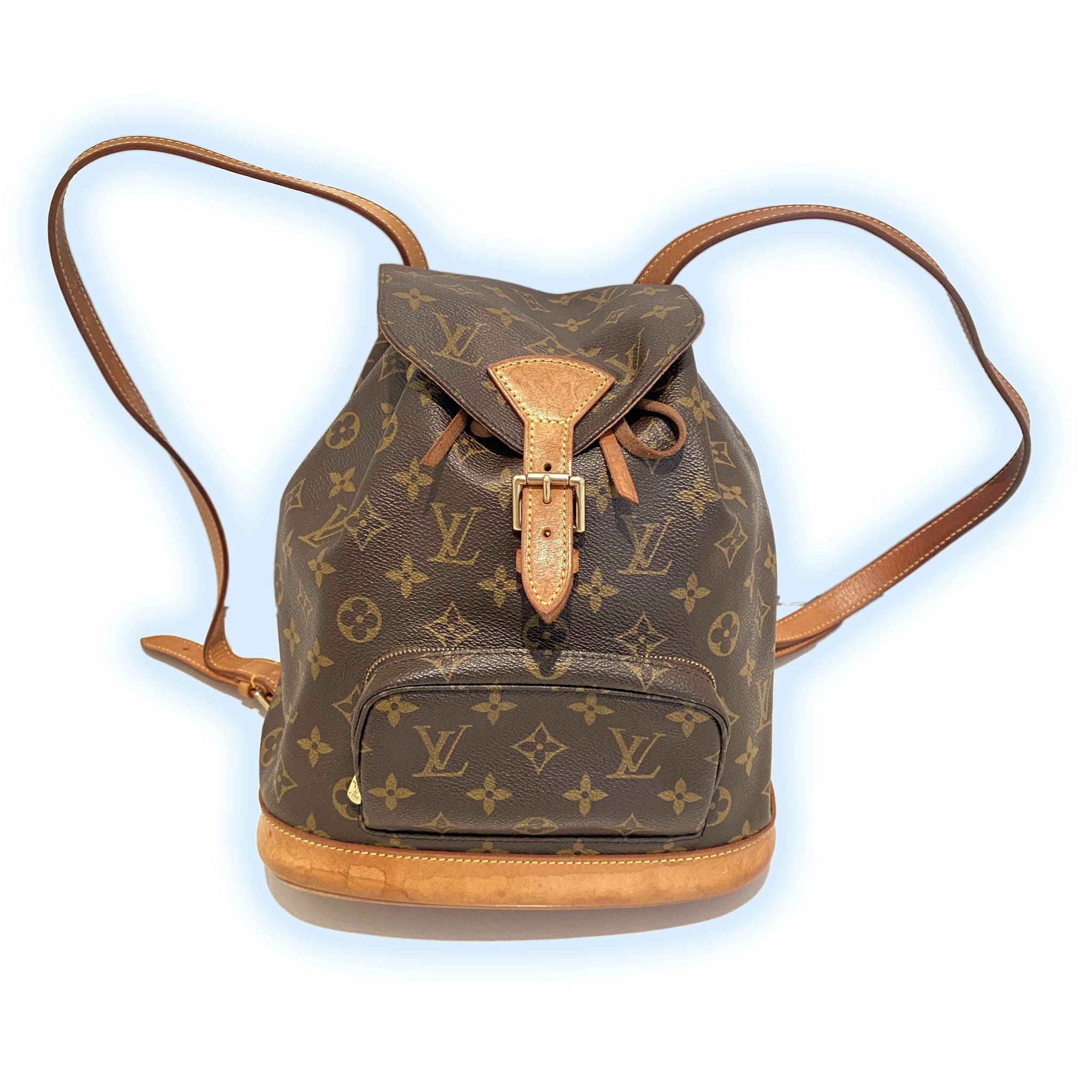 Lot - A Louis Vuitton Montsouris MM monogram backpack