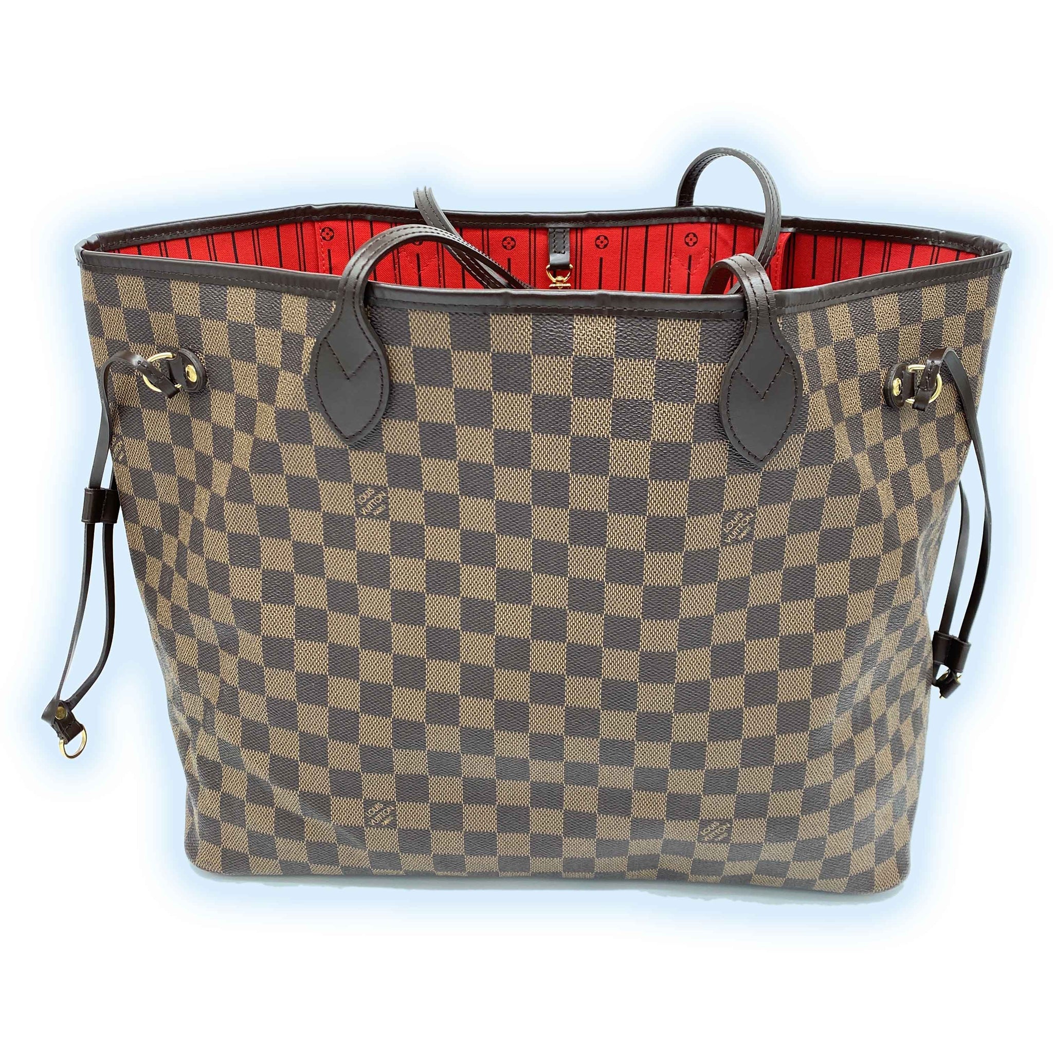 Louis Vuitton Large Damier Ebene Neverfull GM Tote Bag 862442 For Sale at  1stDibs
