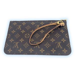 Louis Vuitton Neverfull Clutch Pochette Monogram