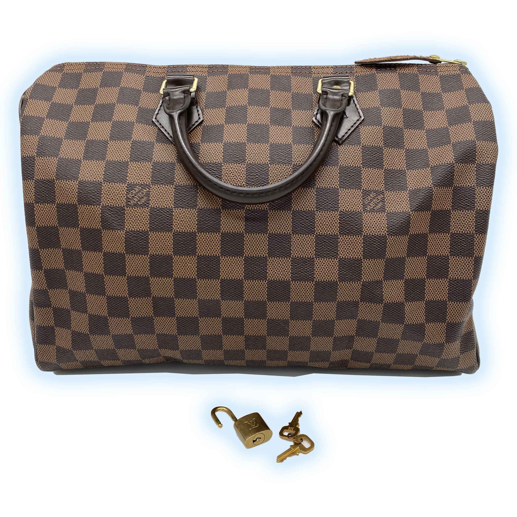 Louis Vuitton Speedy 35 Damier Ebene