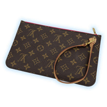 Load image into Gallery viewer, Louis Vuitton Neverfull MM Clutch Pochette Wristlet Monogram
