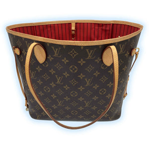 Louis Vuitton Monogram Neverfull MM with Cherry Red - A World Of Goods For  You, LLC