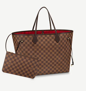 UNOPENED Louis Vuitton Neverfull GM with Clutch