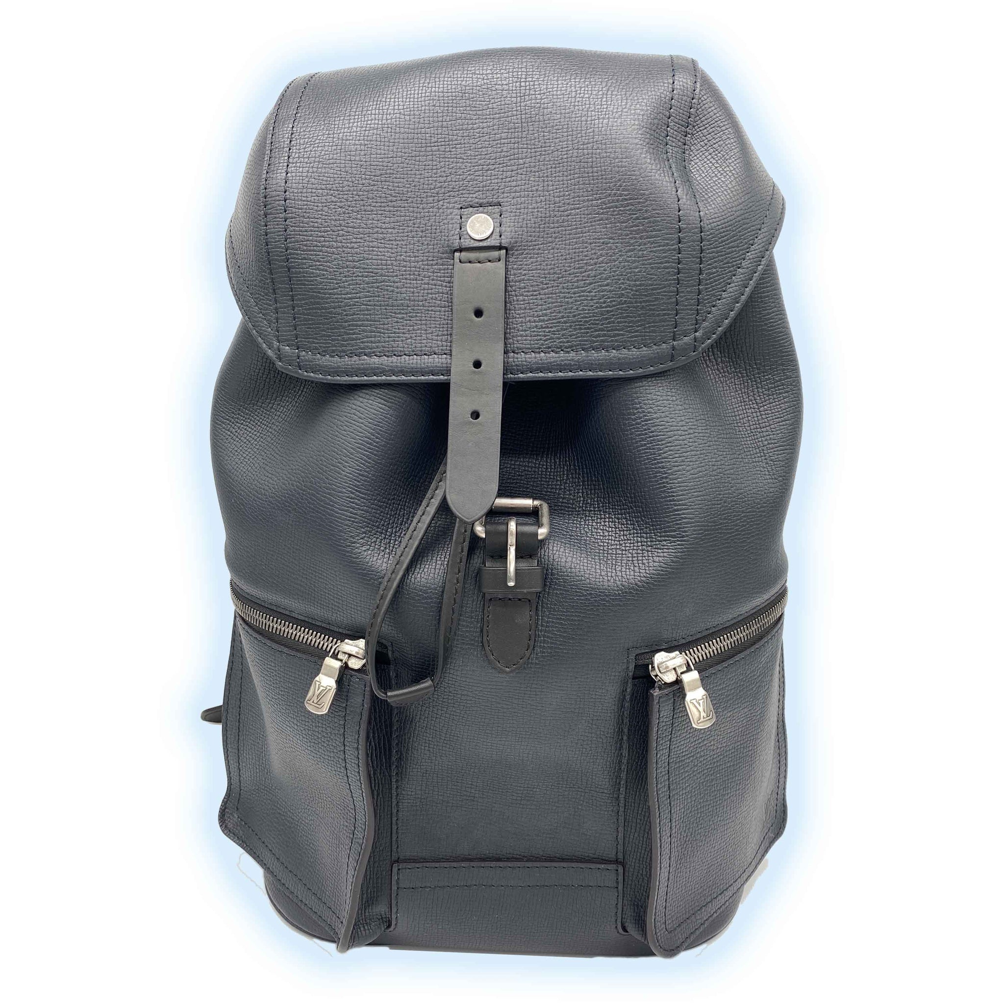 canyon backpack louis vuitton Louis Vuitton Utah Calfskin Canyon Backpack Blue Marine – Luxi Bags