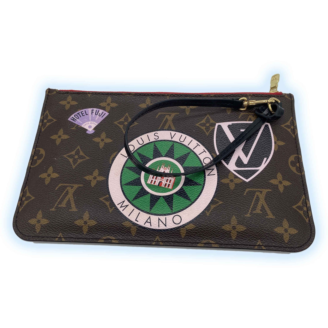 Louis Vuitton Neverull World Tour Clutch