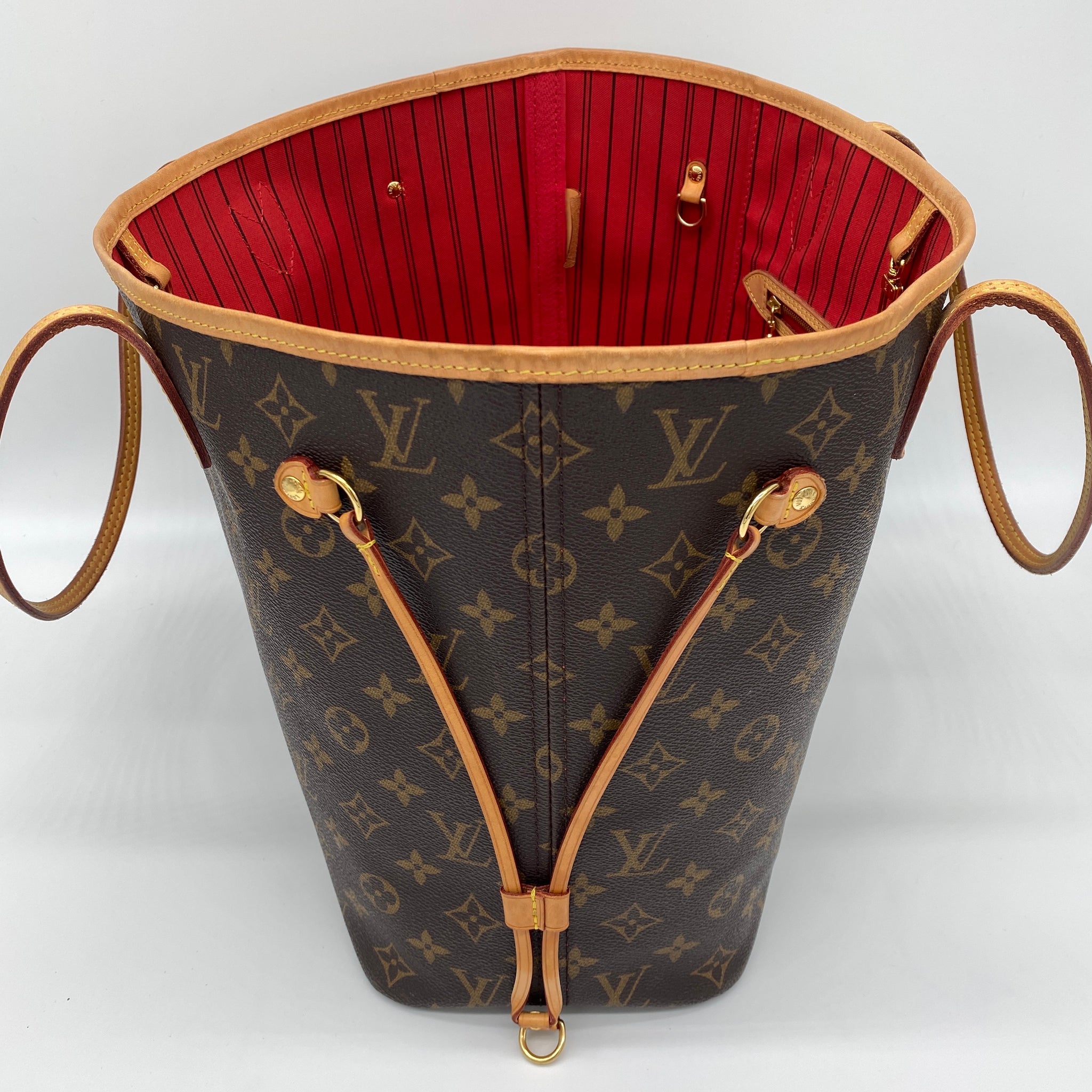 Louis Vuitton Neverfull MM Cherry – Luxi Bags