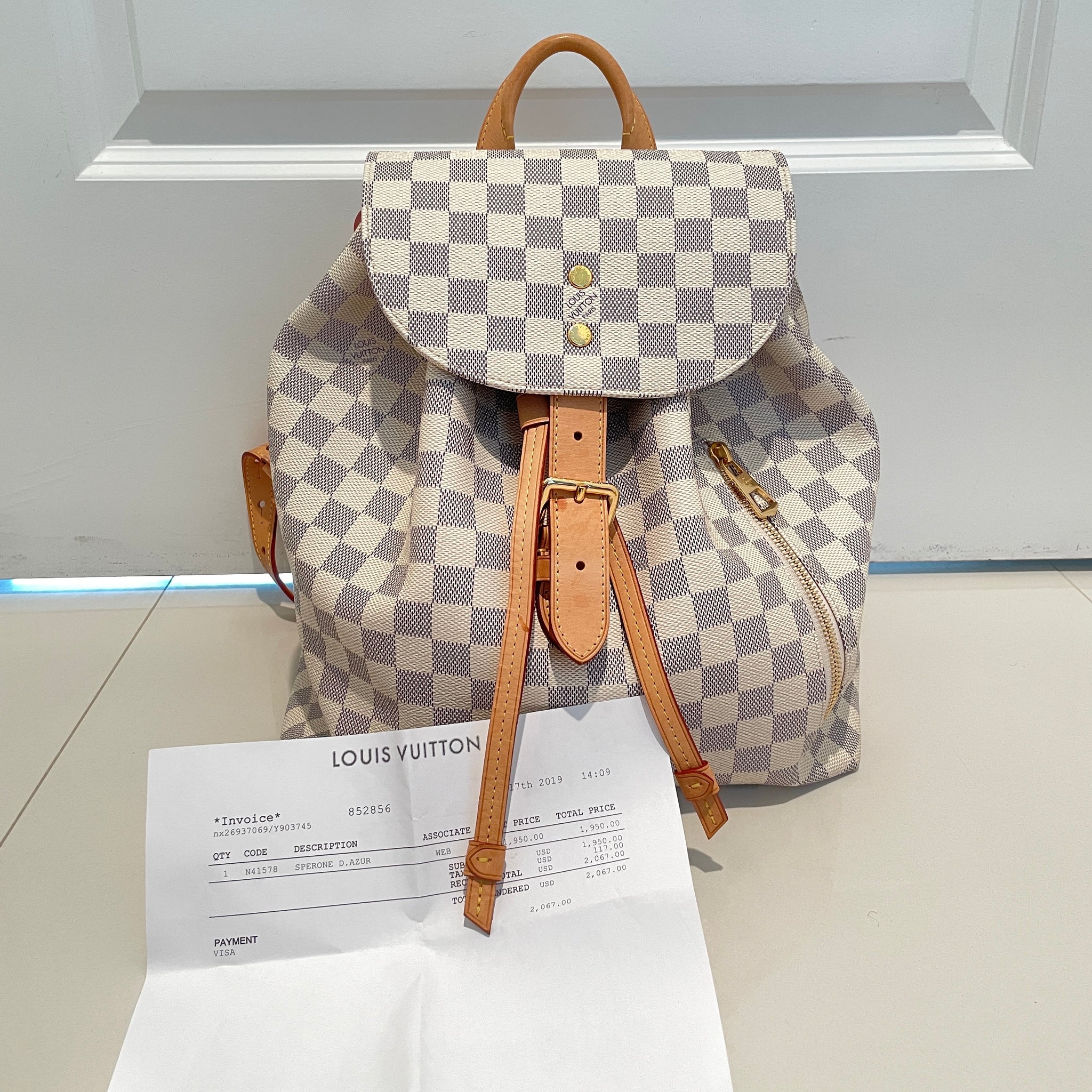 vuitton sperone backpack