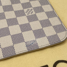 Load image into Gallery viewer, Louis Vuitton Neverfull Clutch Pochette Damier Azur
