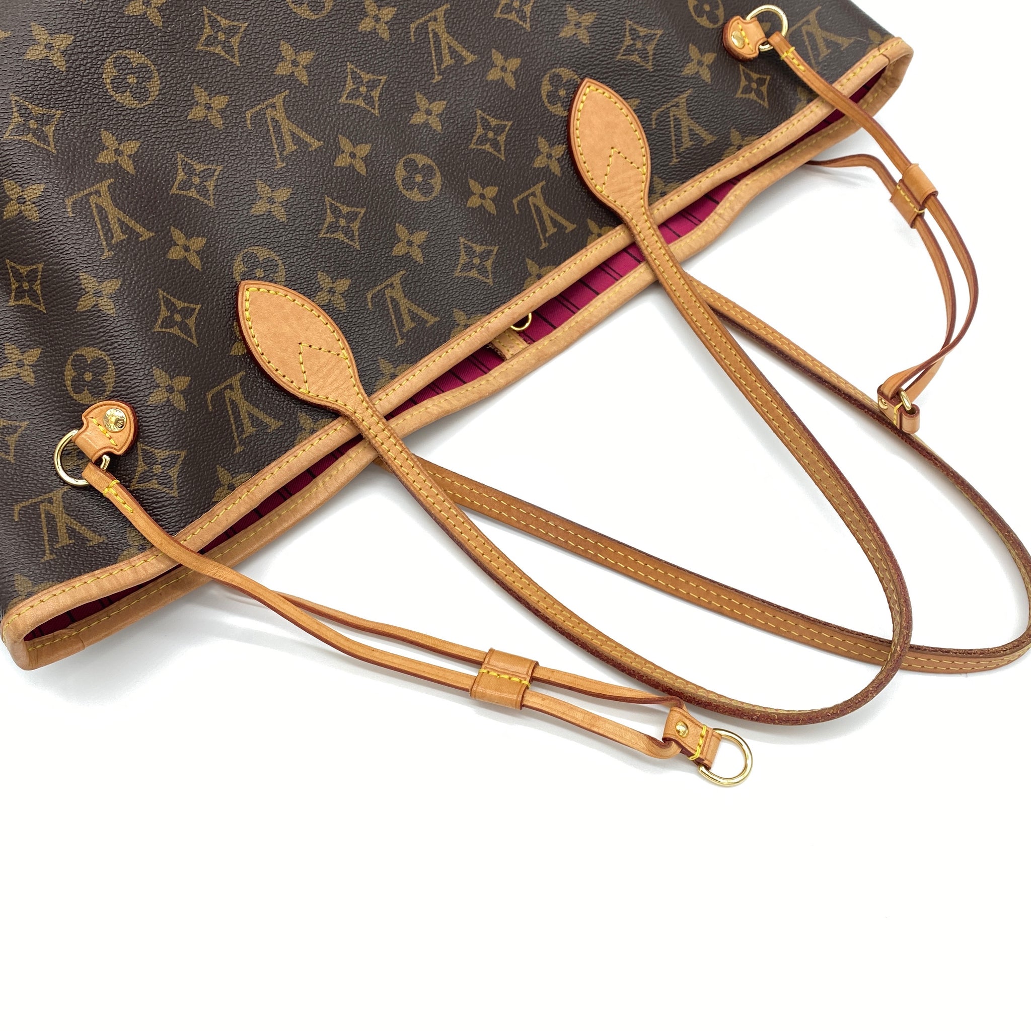 Louis Vuitton, Bags, Louis Vuitton Neverfull Gm Monogram Peony Pink  Lining M418