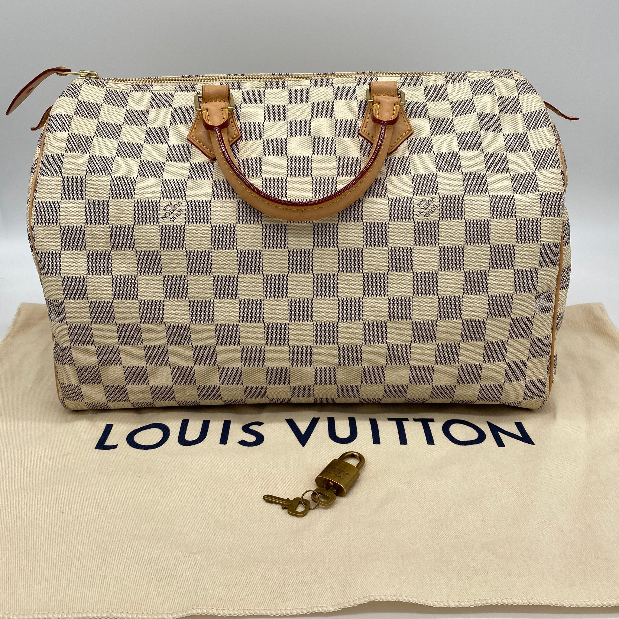 Louis Vuitton Speedy 35 Damier Azur