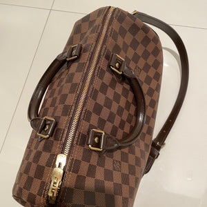 Louis Vuitton Speedy 30 Bandouliere Damier Ebene