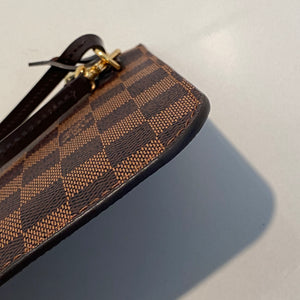 Louis Vuitton Neverfull Clutch Pochette Damier Ebebe