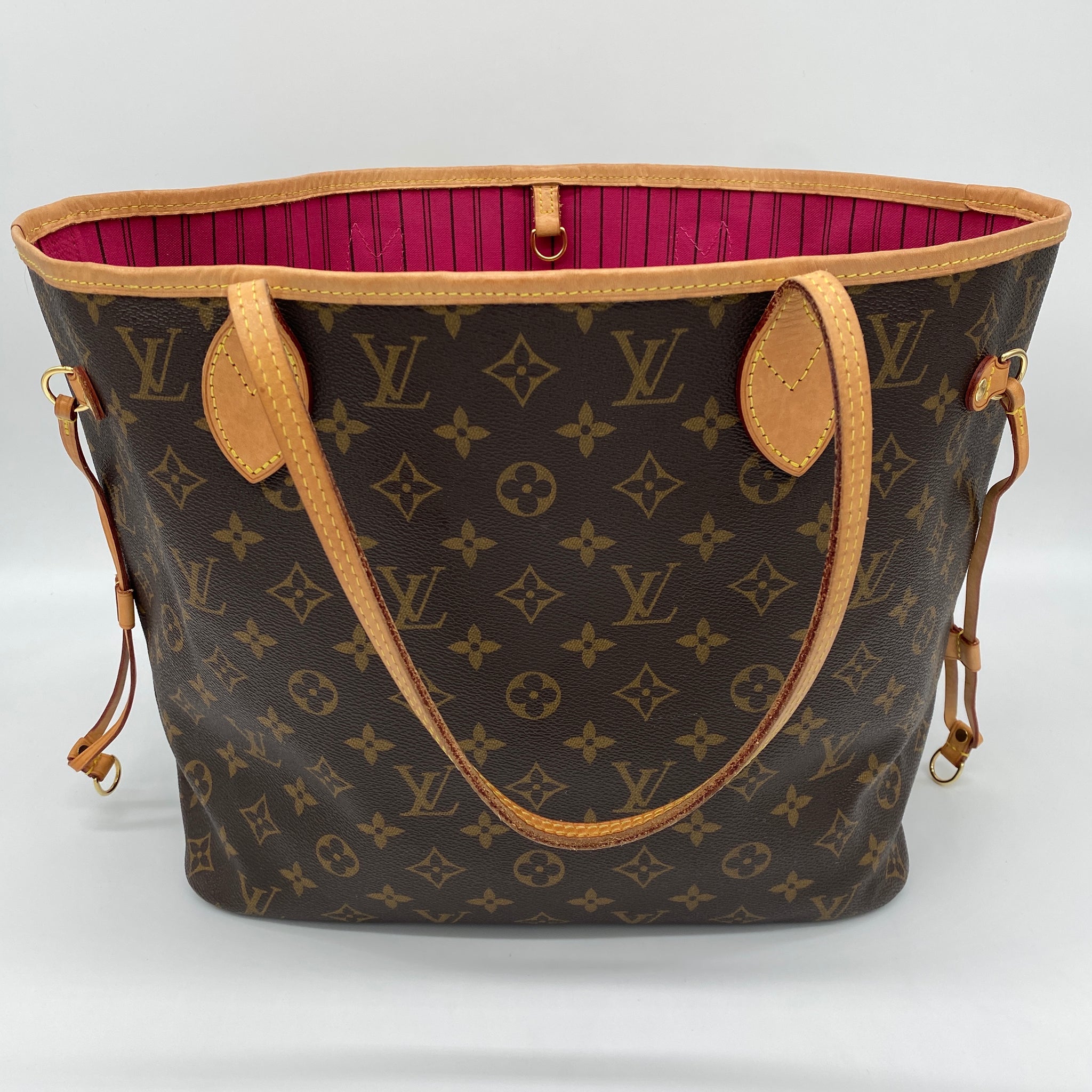 Louis Vuitton Neverfull MM Monogram Peony – Luxi Bags