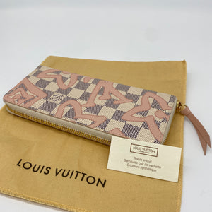 Louis Vuitton Tahitienne Zippy Wallet Damier Azur