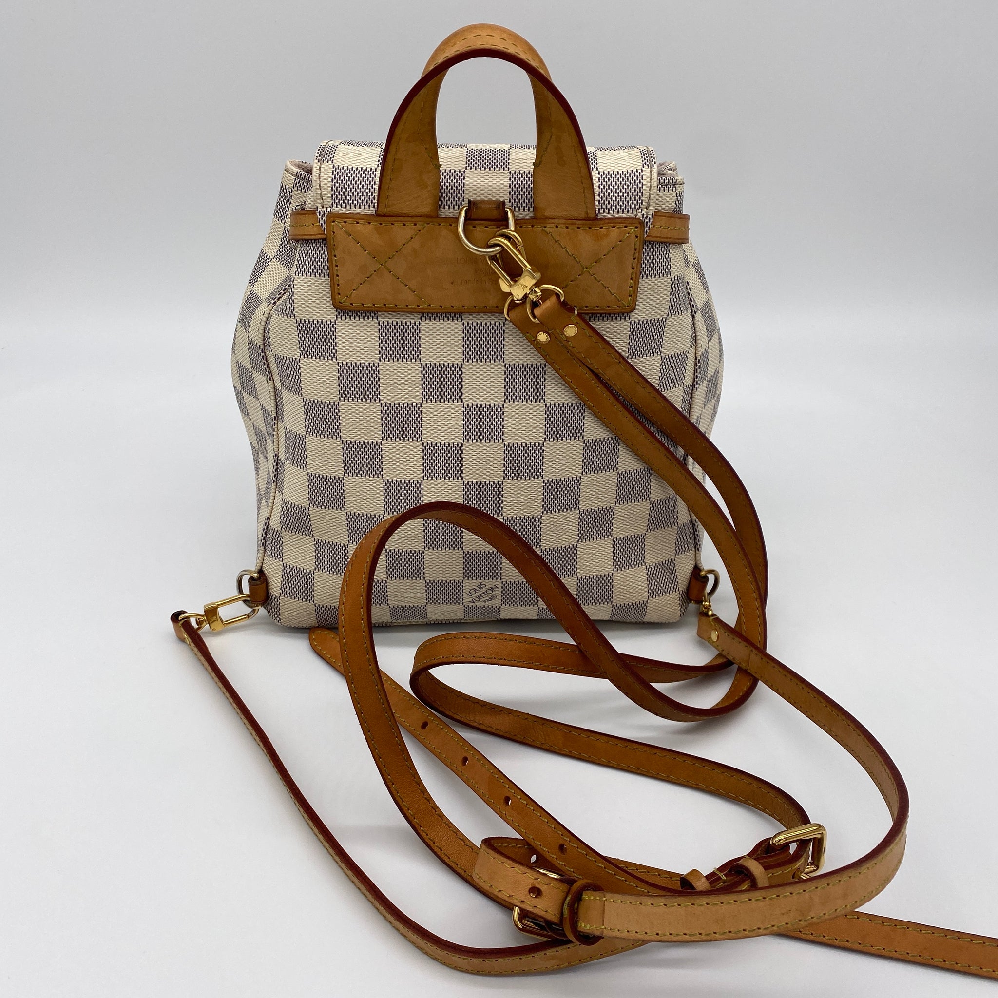 Louis Vuitton, Bags, Louis Vuitton Sperone Damier Azur Backpack Bb