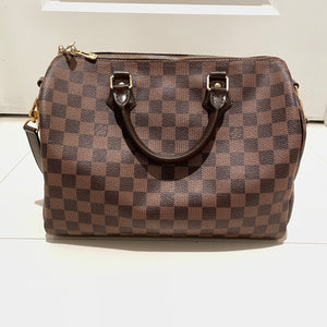 Louis Vuitton Speedy 30 Bandouliere Damier Ebene