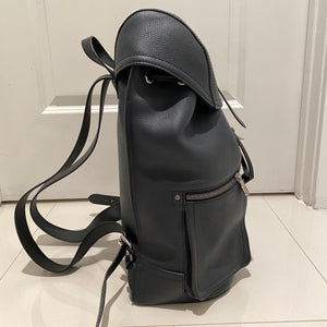 Louis Vuitton Utah Calfskin Canyon Backpack Blue Marine