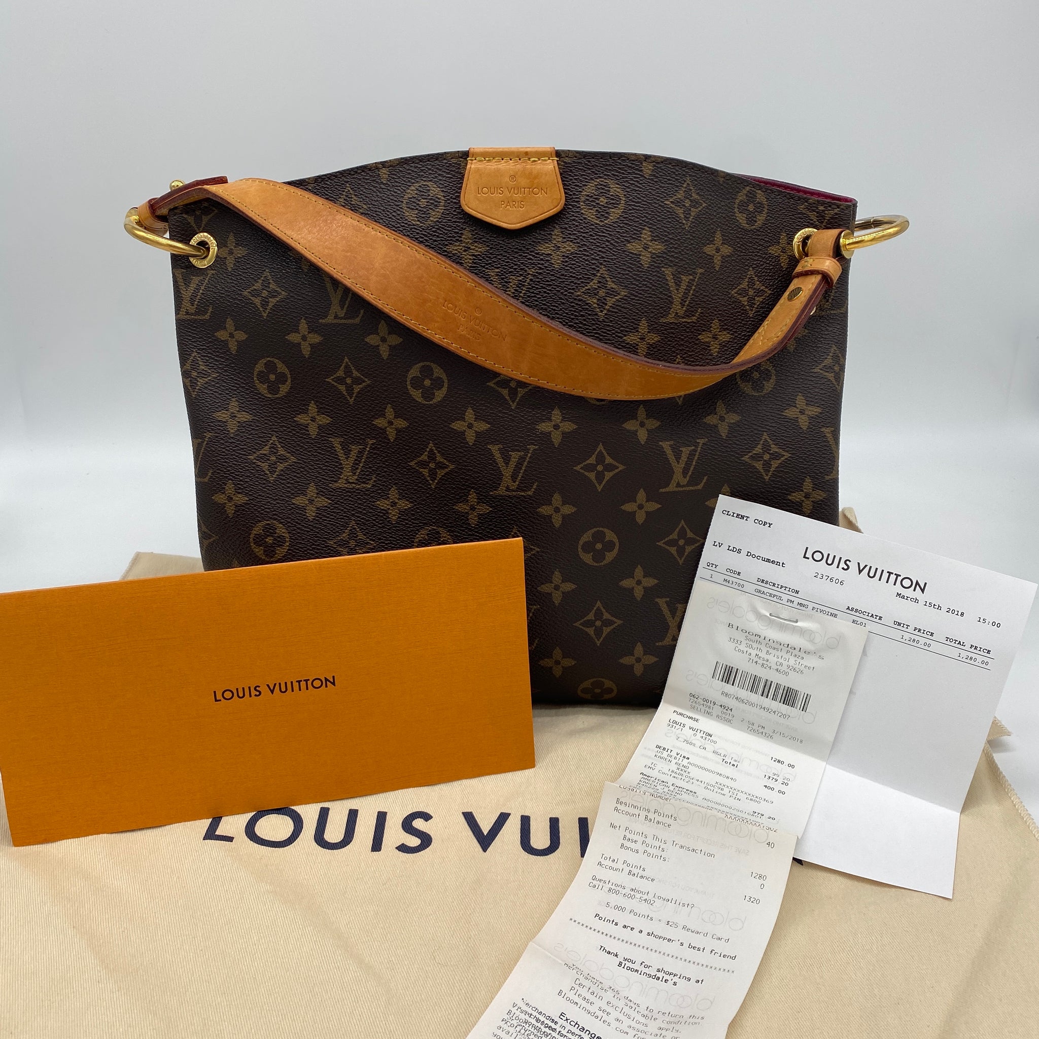 Louis Vuitton Graceful PM Monogram Peony – Luxi Bags