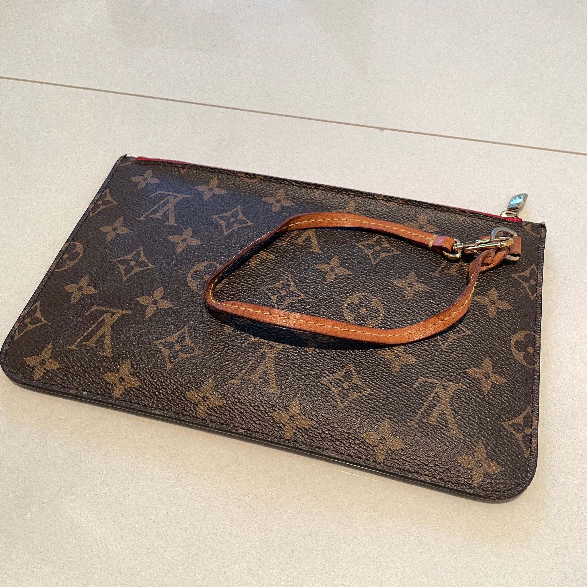 Louis Vuitton Monogram Canvas Cherry Neverfull Pochette Clutch - A World Of  Goods For You, LLC