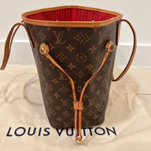 Load image into Gallery viewer, 2021 Louis Vuitton Neverfull MM &amp; Clutch Cerise
